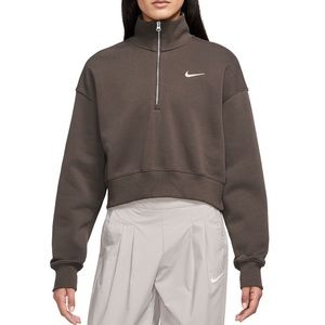 Nike Sportswear Women’s Phoenix Fleece Crop Half-Zip Sweatshirt